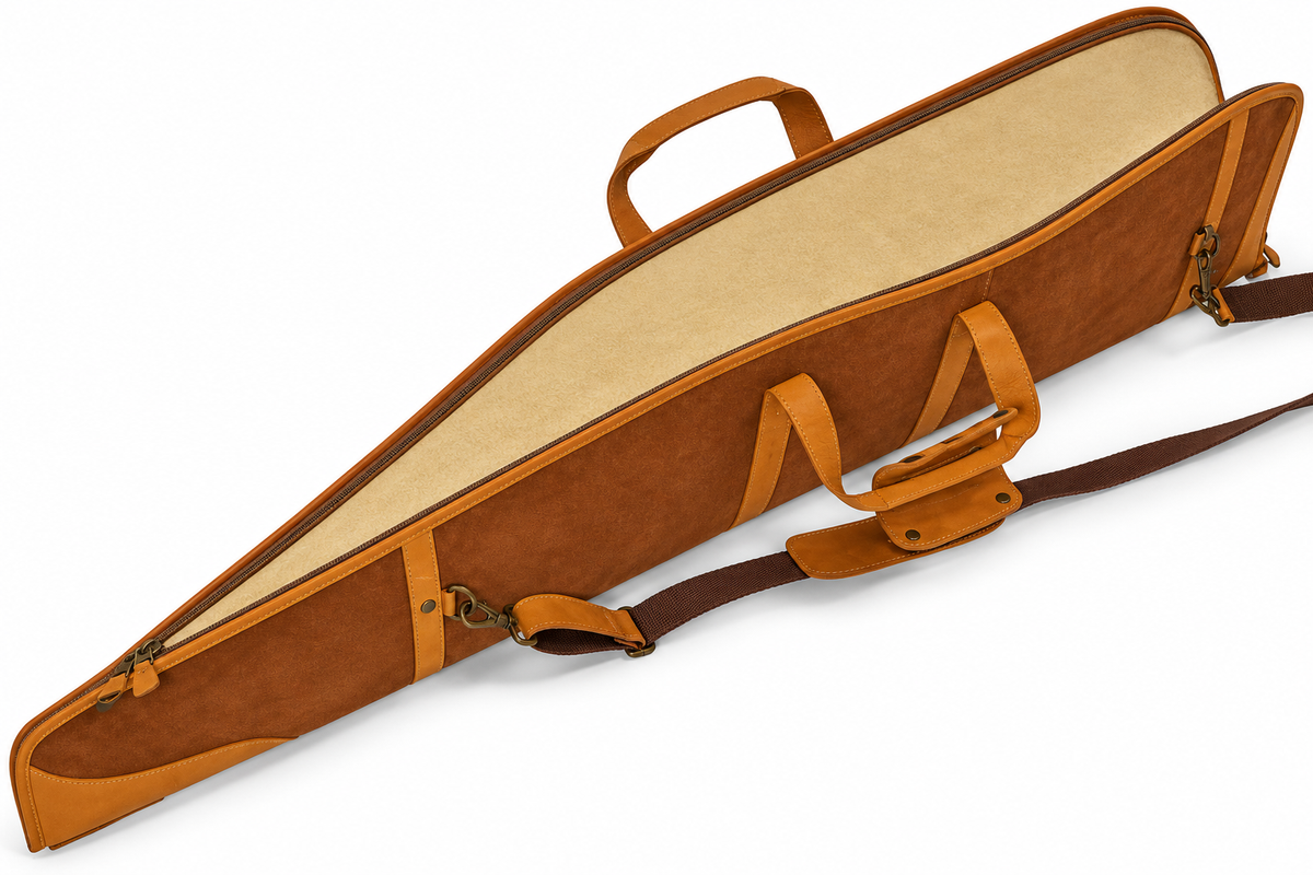 Waidmanns Wildleder/Leder Futteral Aston Braun/Braun