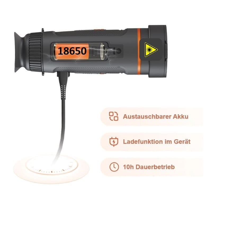 ThermTec WILD 635L mit LRF Wärmebild-Handgerät Monokular