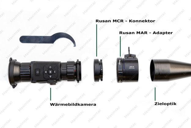 Rusan MAR Modular-Verbinder / MCR Connector für Vorsatzgeräte