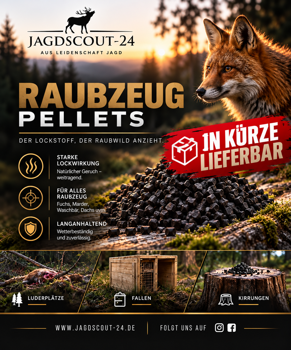 Raubwild Pellets