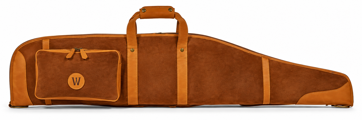 Waidmanns Wildleder/Leder Futteral Aston Braun/Braun