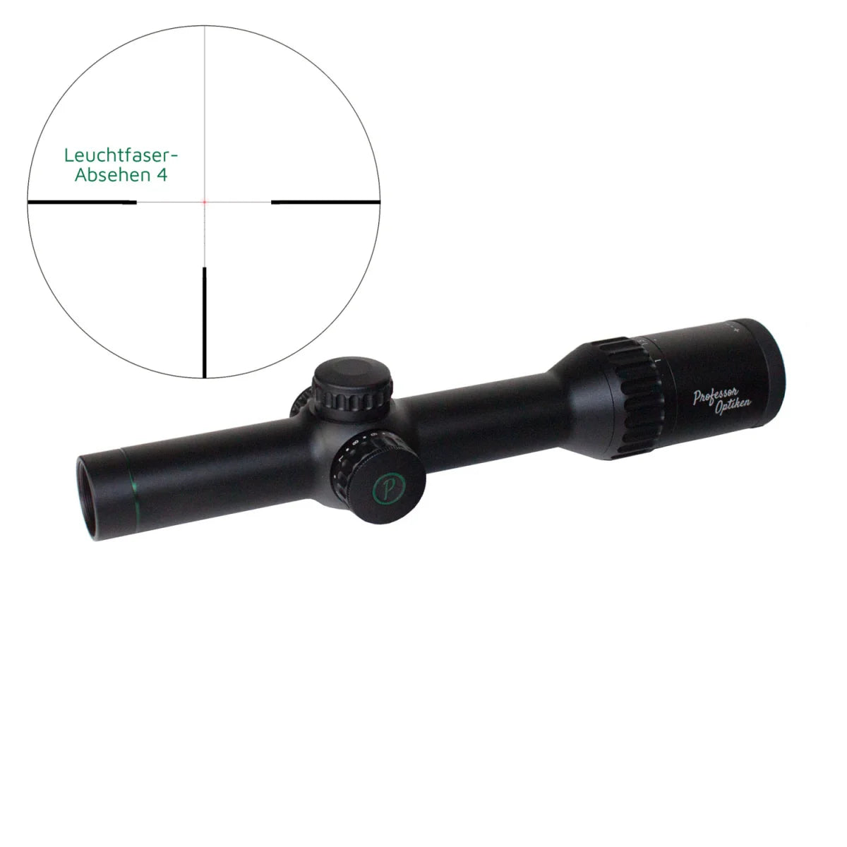 Professor Optiken Bodensee - 1-10x24 ED, Leuchtfaser-Absehen 4 - für Drückjagd