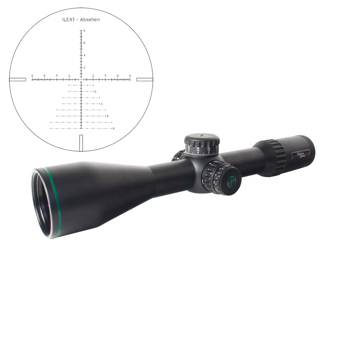 Professor Optiken Müritz 4–24x56 HD FFP – 34-mm-Tubus, ILEX 1 Absehen
