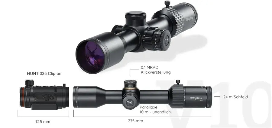 DDOptics V10 1,5-15x40 NXT