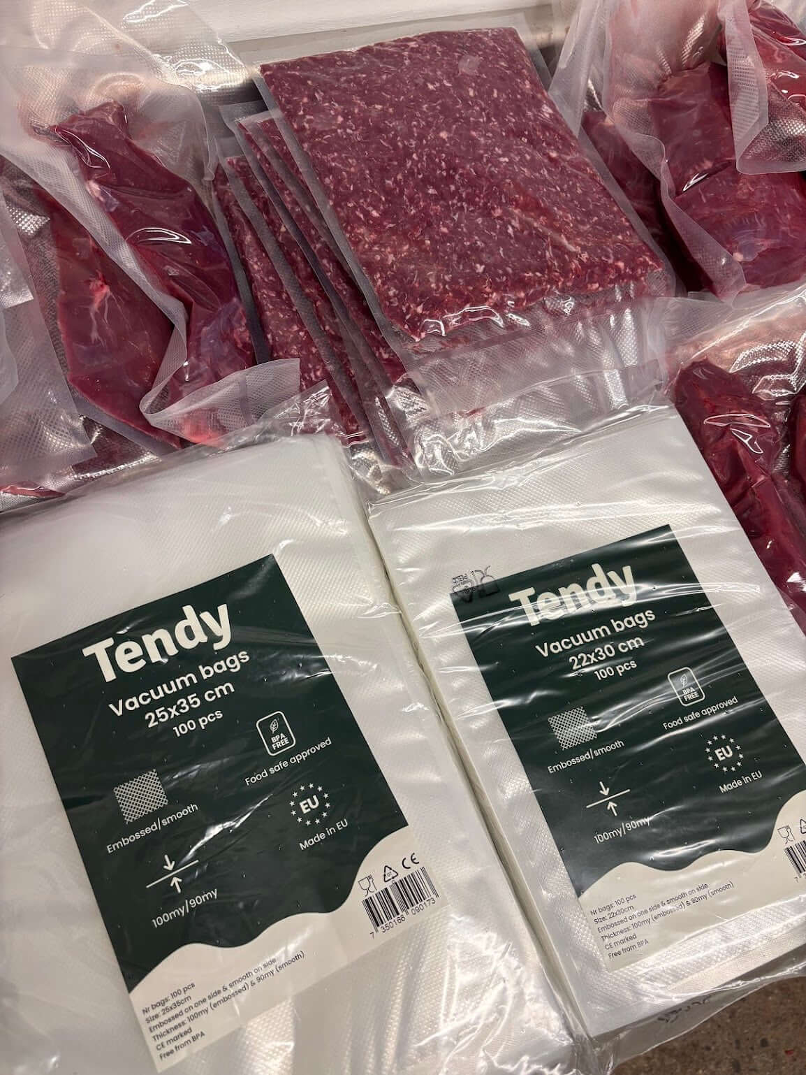Tendy Vakuumbeutel transparent – 100er-Pack