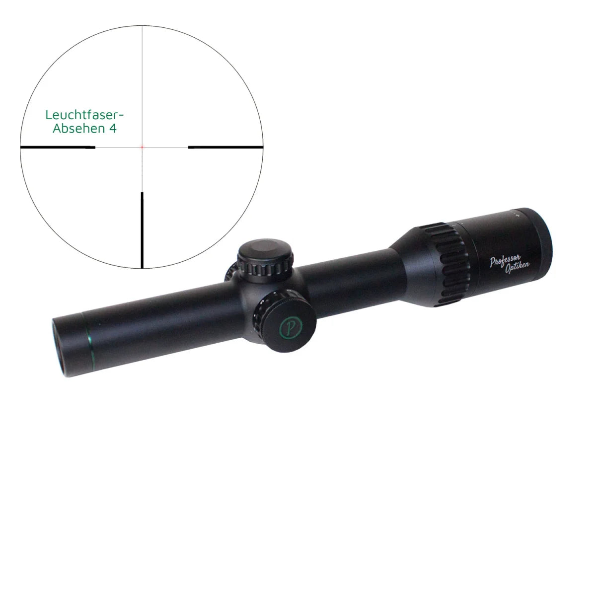 Professor Optiken Ammersee - 1-6x24 HD V2, Leuchtfaser-Absehen 4 - für Drückjagd